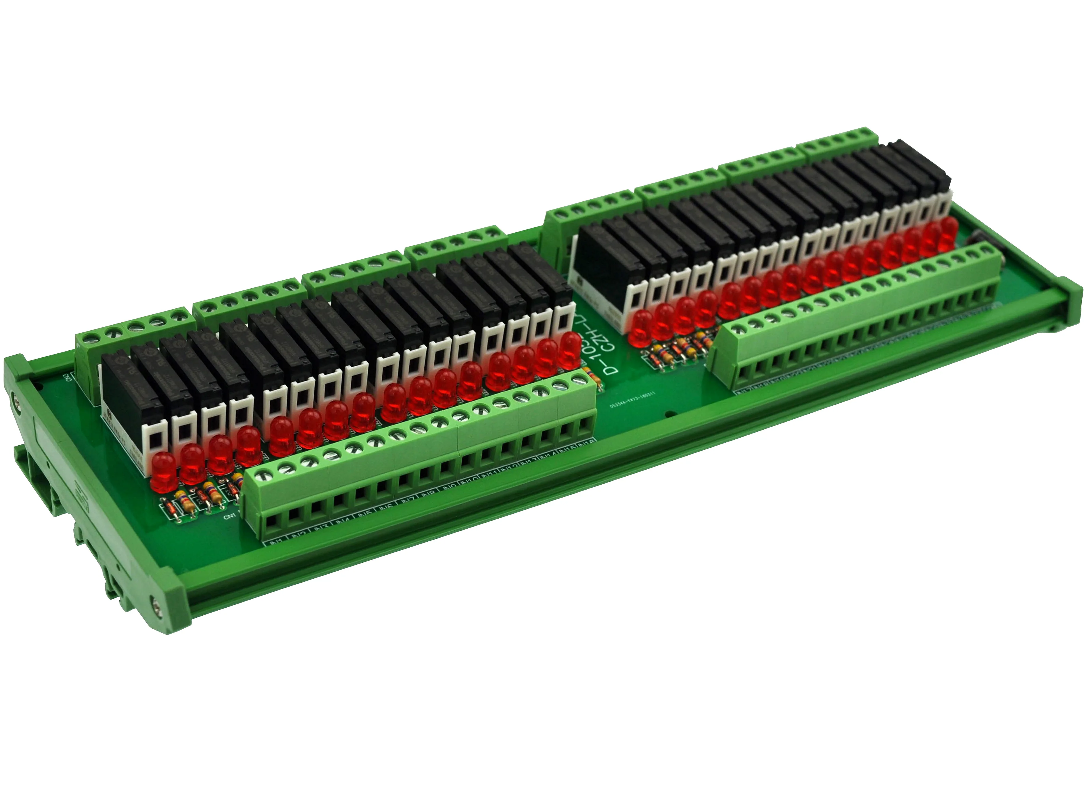 Тонкий DIN рейку DC12V раковина/NPN 32 SPST-NO 5A Мощность Модуль реле, PA1a-12V