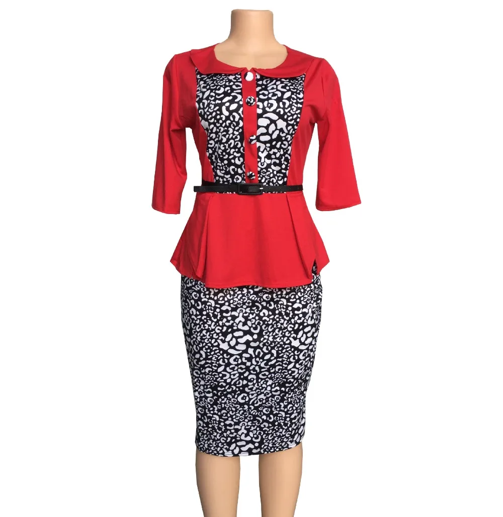 HGTE, весенний комплект из двух предметов, женский леопардовый костюм, офисный делопроизводитель, тонкий топ в виде листа лотоса с эластичной талией, юбка миди, костюм, одежда