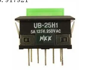 

[ZOB] UB-25H1 nkk thin flat miniature push button switch reset button to open UB25H1 imports square opening --5PCS/LOT