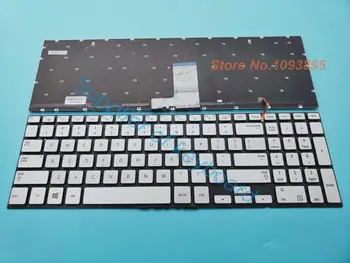 

Original NEW English keyboard For Samsung ATIV Book NP670Z5E NP 670Z5E-X02 670Z5E-X01 English keyboard with Backlit Silver