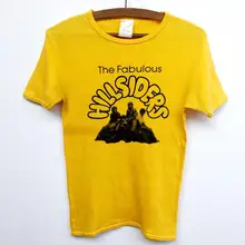 Original Vintage 1970s fabuloso montañismo amarillo Ringer camiseta-Jersey suave-tamaño S-M hombres camiseta