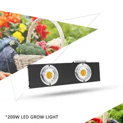 CREE CXB3590 CXB3070 CXA3070 200 Вт 36000LM 3500 К COB светодиодный светать полный спектр растущая лампа внутреннего роста растений Панель освещение