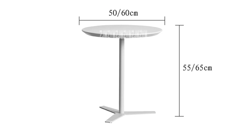 CRZ индивидуальный черный и белый чайный столик современный простой боковой стол бытовой диван балкон открытый небольшой круглый кофейный