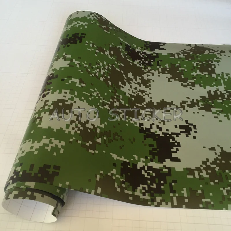 army green digit camo vinyl sticker 2