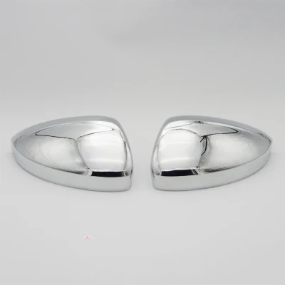 Silver Color Углеродное волокно цвет заднего вида крышка двери зеркало Накладка заднего вида панель 2009- для Volkswagen VW Tiguan автомобиль-Стайлинг Аксессуары - Цвет: Silver Color