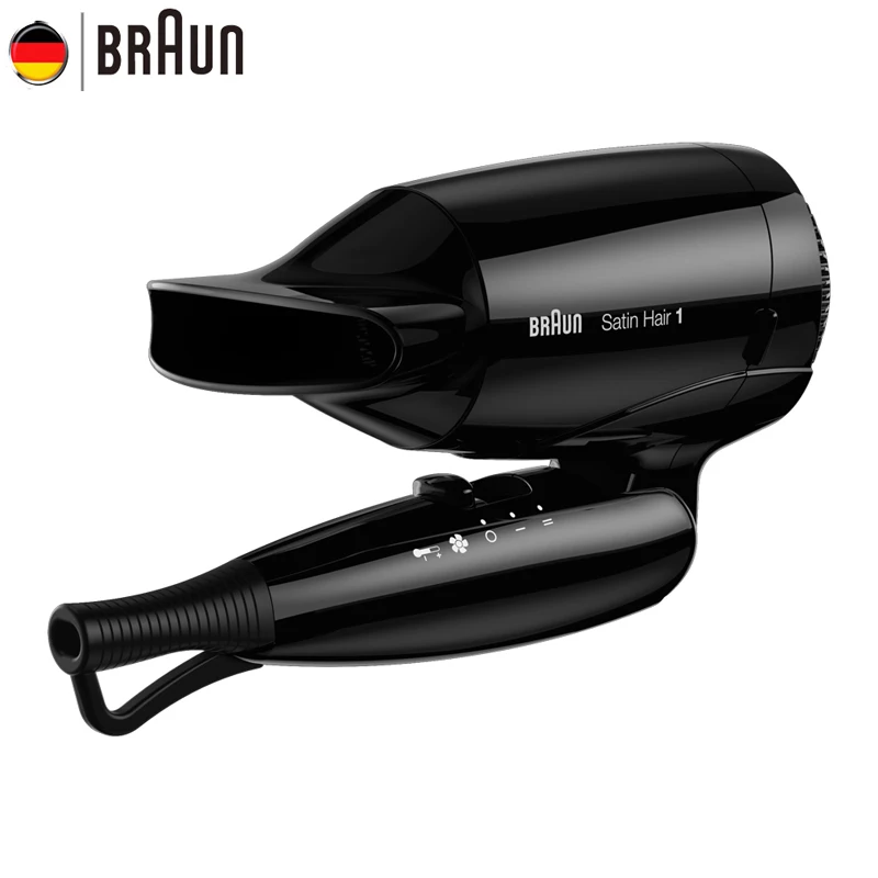 Мини-фен Braun 130 для укладки волос профессиональный складной электрический фен