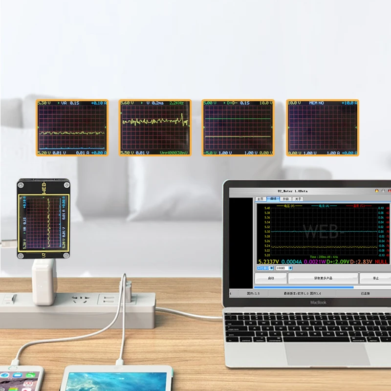 ATORCH ток вольтметр USB тесты er метр HD Цвет TFT QC4 + PD3.0 2 PPS протокол быстрой зарядки