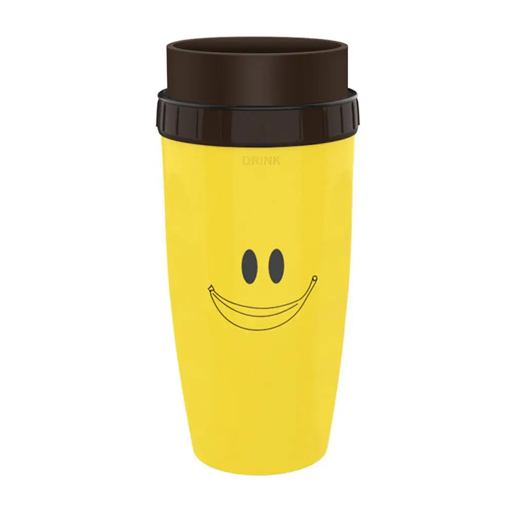 1 шт. желтый или серый Безликий Твист Топ неолид повседневное чашку детей студентов портативный инновационные дома пластиковая кружка для питья - Цвет: Yellow