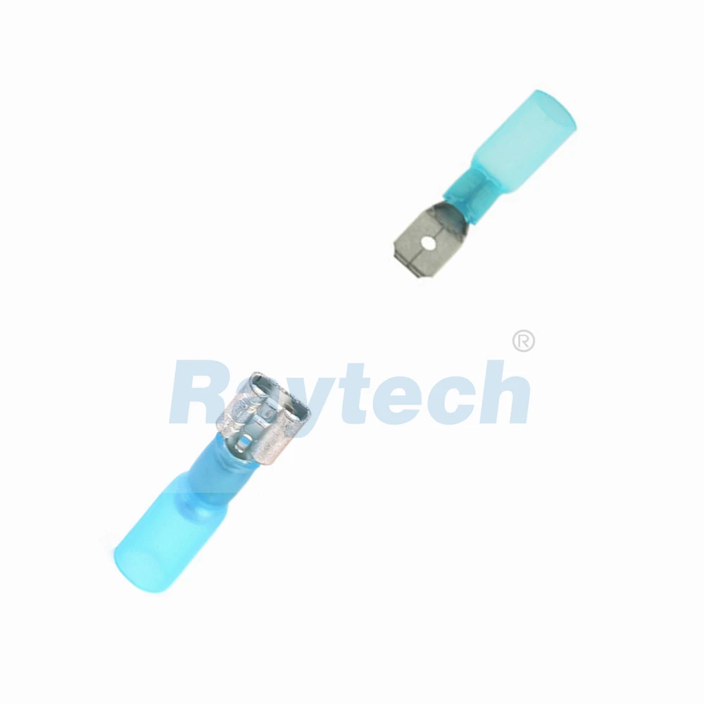 AWG 16-14 Электрический HDPE синий толчок на клемме (половина изолированы) и Tab терминал