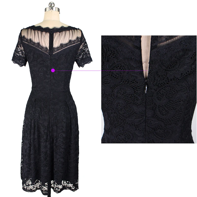 Женское кружевное платье миди Vfemage, коктейльное платье составного кроя в винтажном стиле, трапециевидное платье из сетчатого материала с цветочным узором, 122