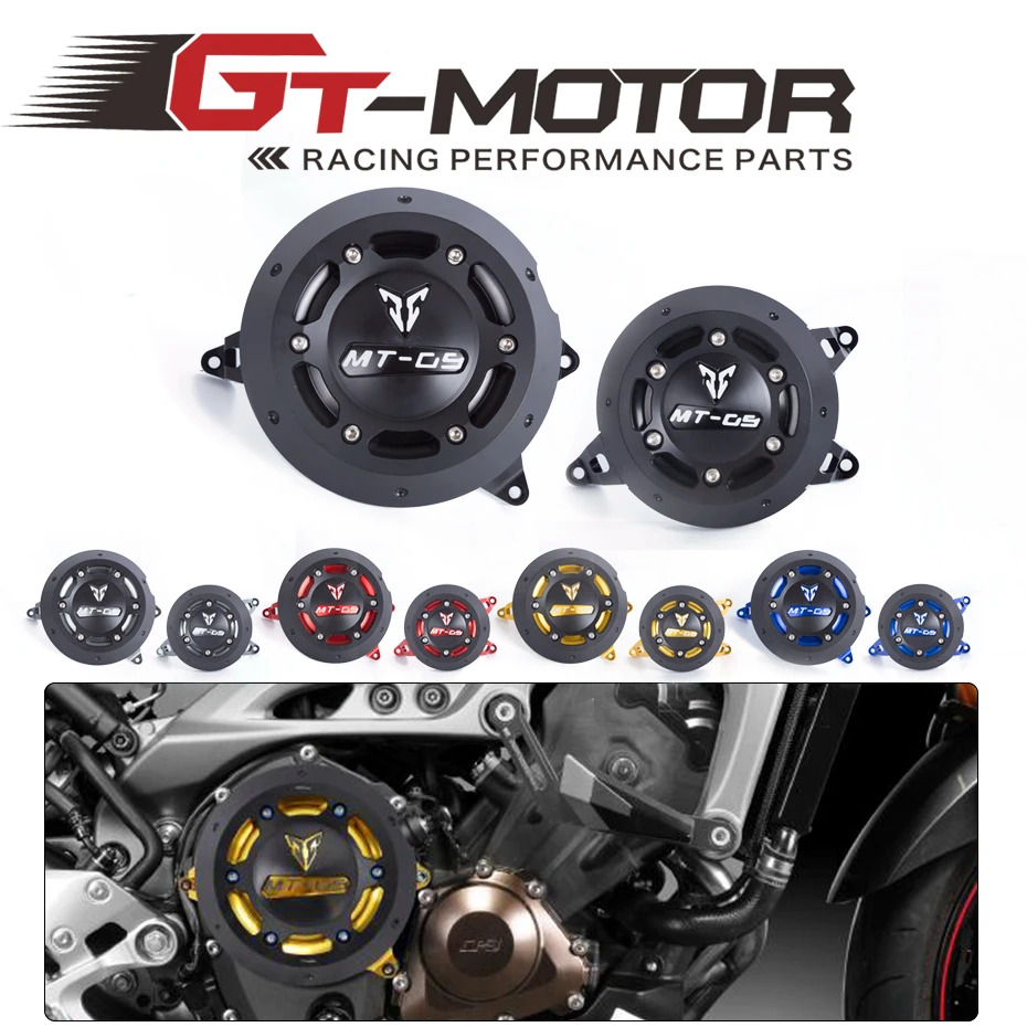 

GT Motor - NEW Engine Guard Protector Engine Guard Case Slider Cover Protector Set For YAMAHA MT-09 MT09 tracer 2014-2018