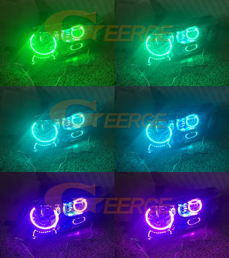 HONDA ODYSSEY JDM RB1 RB2 2003-2008 XENON HEADLIGHT RGB led angel eyes(3)