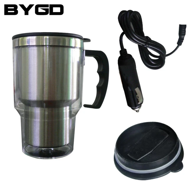 Stainless Steel Vehicle Heating Cup 12v Car Kettle Electric Stainless Steel Vehicle Heating Cup 12v Car Kettle Electric Water Heater For Cordless Tea Coffee Mug