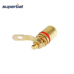 Superbat Gold Premium Динамик Binding Post для Динамик Усилитель банан Вилки CCTV все DC