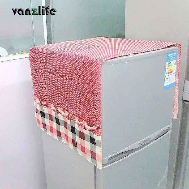 

vanzlife garden style multi-purpose refrigerator cotton dustproof cover refrigerator storage bag