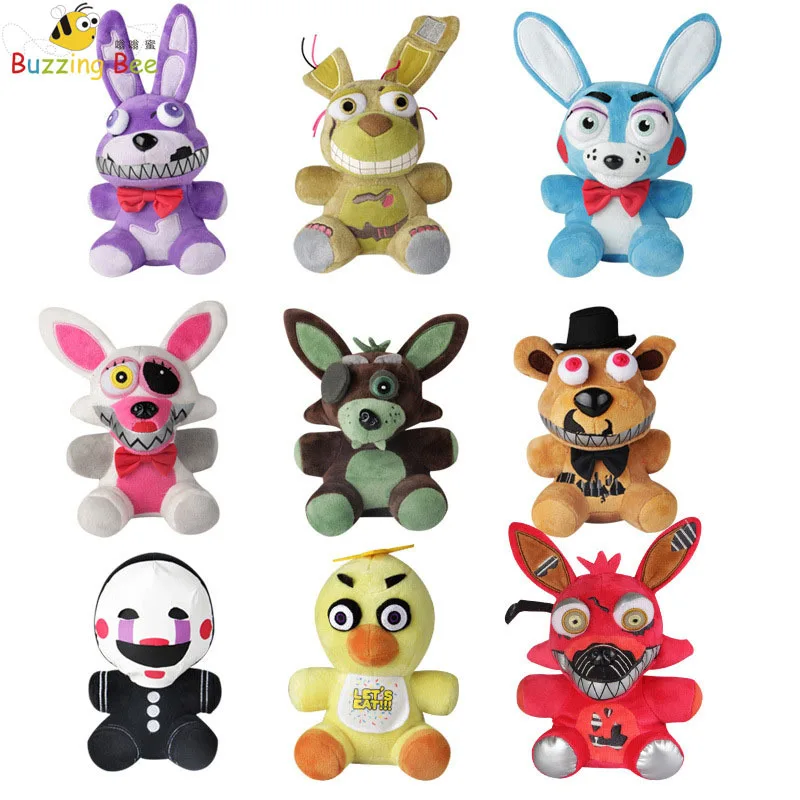 Лидер продаж Five Nights At Freddy's 4 FNAF плюшевые игрушки 18 см медведь Фредди Фокси Бонни
