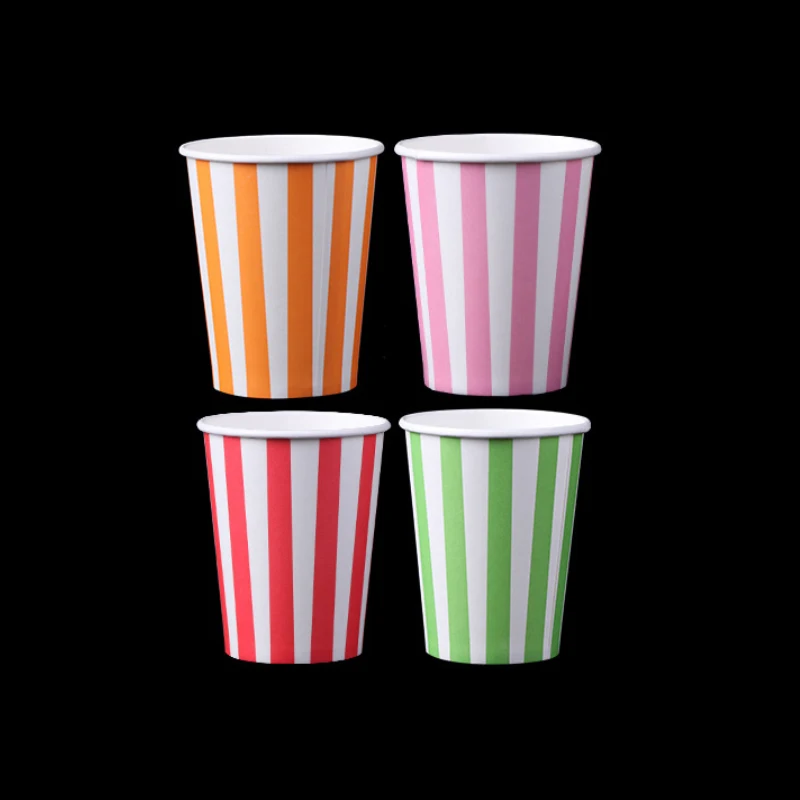 20 шт./лот одноразовые стаканчики в горошек с 250 мл из бумаги|cup with|polka dotcups disposable |