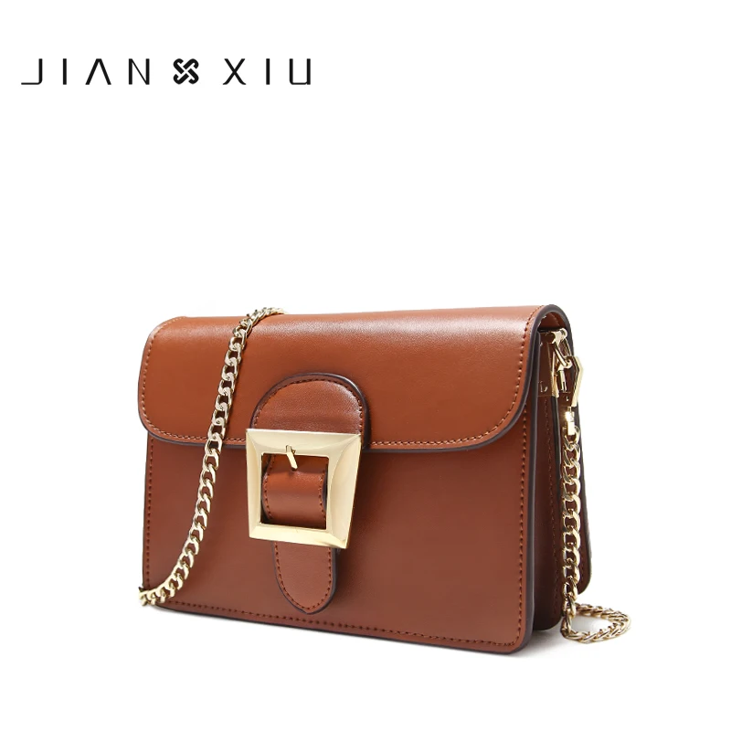 

JIANXIU Women Messenger Bags Split Leather Bolsos Mujer Bolsa Sac Tassen Bolsas Feminina Shoulder Crossbody 2017 Chain Small Bag
