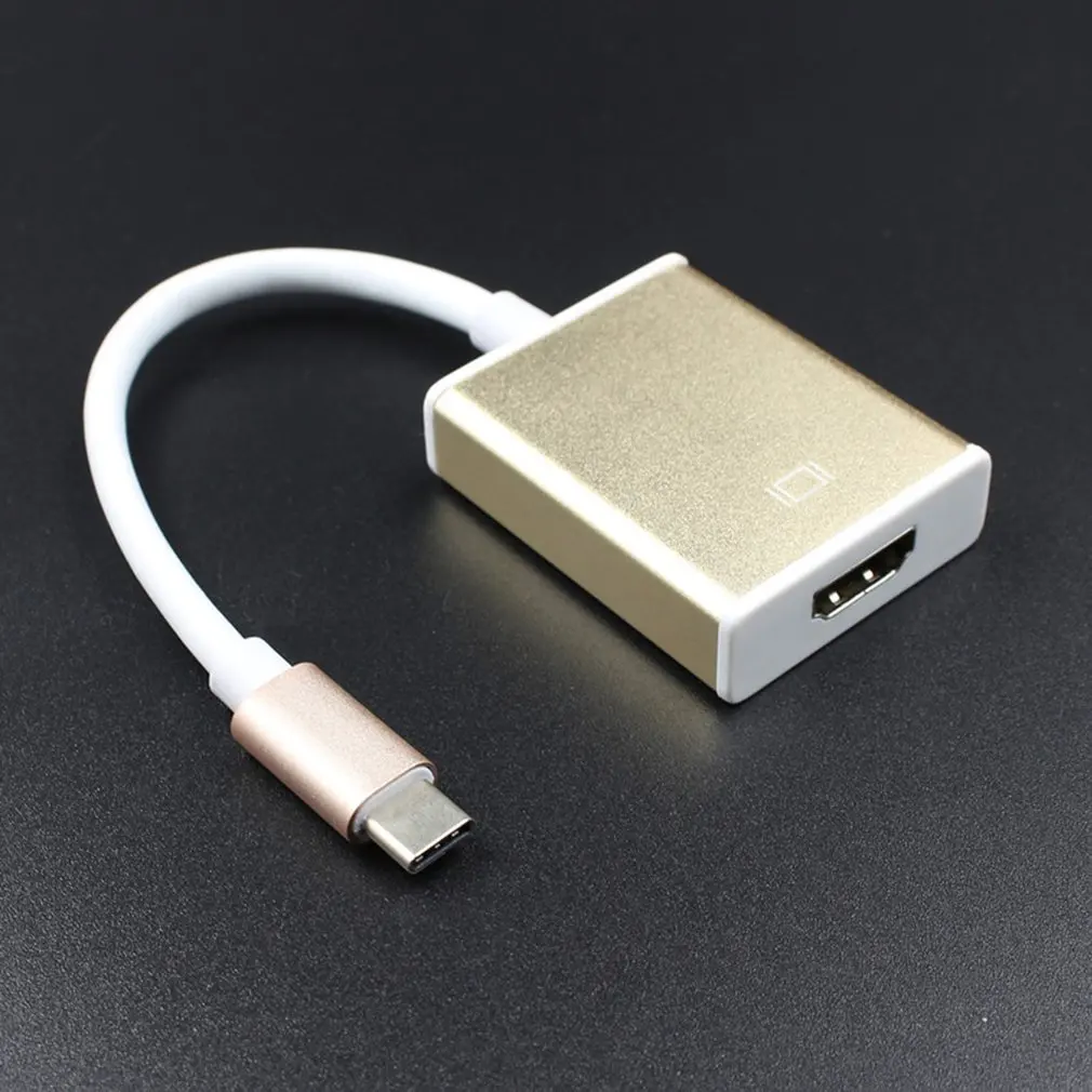 

USB 3.1 Type C to HDMI 4K HDTV Digital Adapter Cable Mini Portable Video Converter Cable HDMI Adapter for MacBook PC