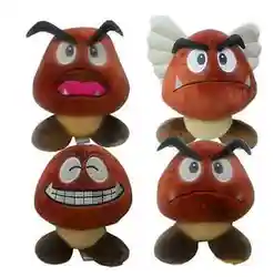 4 стиля Super Mario Brothers Goomba крыло гриб 6 "Мягкие плюшевые куклы