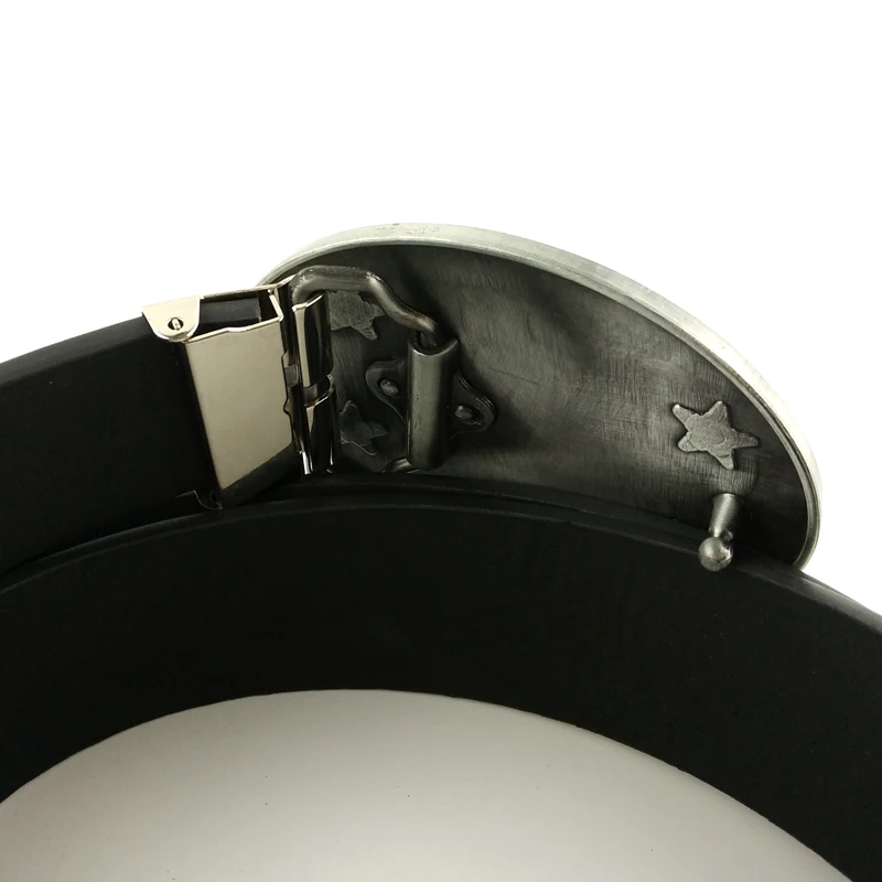 mens oval belt buckle