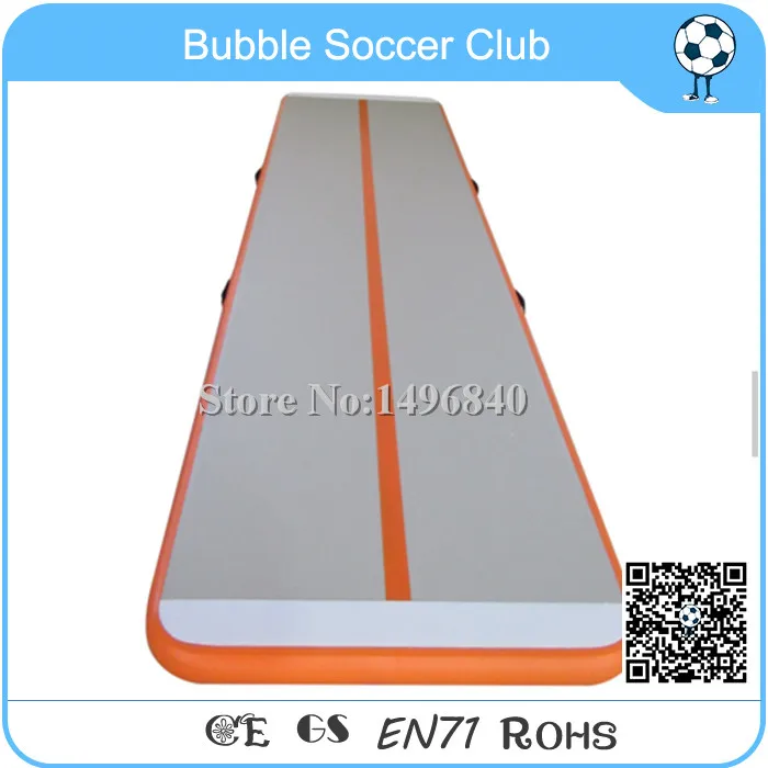 

Free Shipping 6x1x0.2m Orange High Quality Inflatable Air Tumble Track Gymnastics,Outdoor Inflatable Air Track Factory For Sale