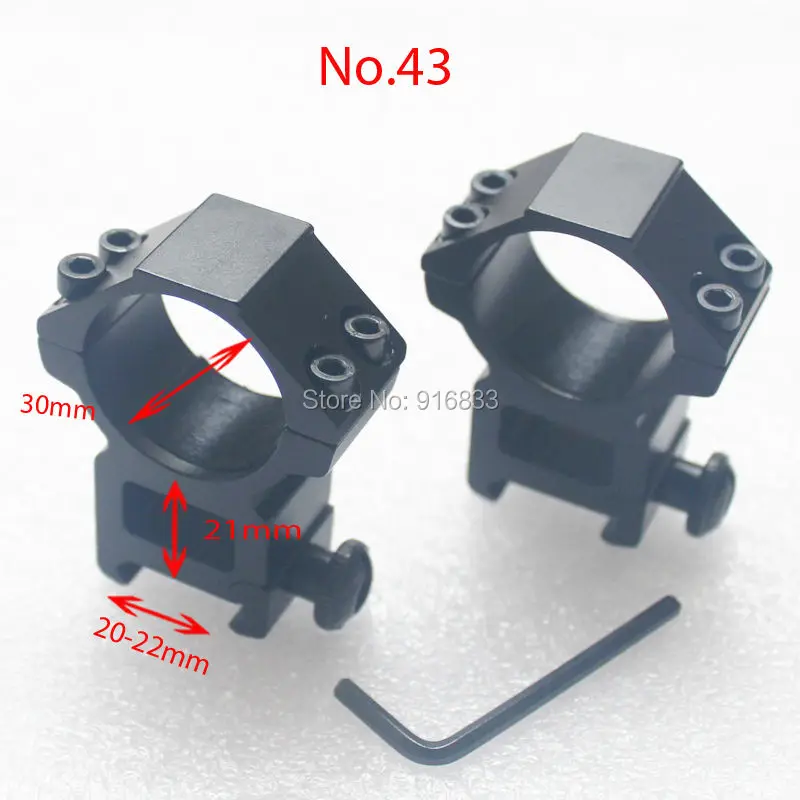 Buy 2pcs 20mm Air Rifle Scope Mount double screw 30mm