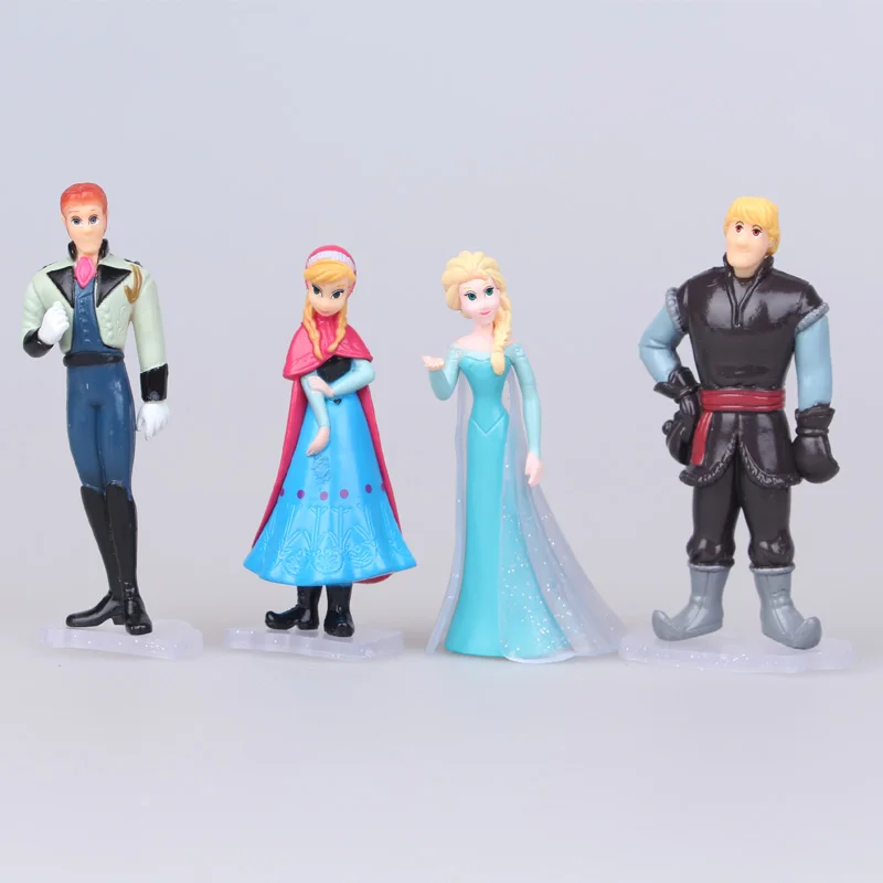 Disney Toys 8pcs/Set 5-9cm Frozen Anna Elsa Kristoff Olaf Action Figures For Girls Kids Toys Fashion Dolls Models Toys Best Gift Disney Toys 8pcs/Set 5-9cm Frozen Anna Elsa Kristoff Olaf Action Figures For Girls Kids Toys Fashion Dolls Models Toys Best Gift