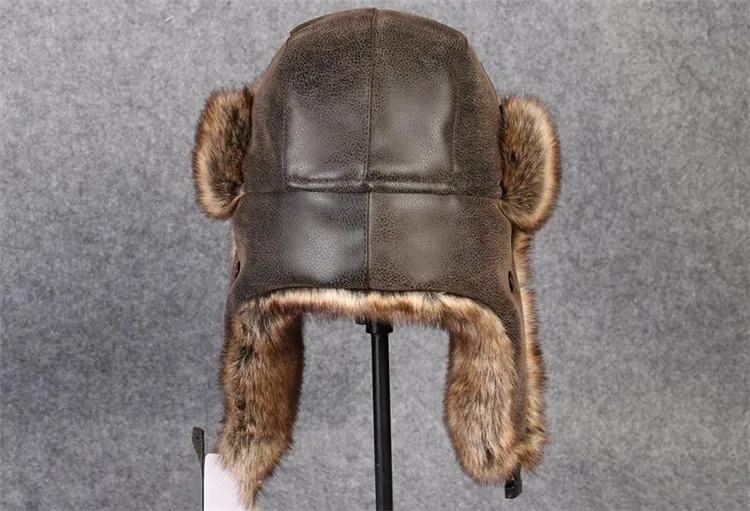 Зимние шапки-бомберы с советским значком, плюшевые ушанки, русская ушанка для мужчин и женщин, шлем летчика из искусственной кожи с мехом, модные зимние шапки