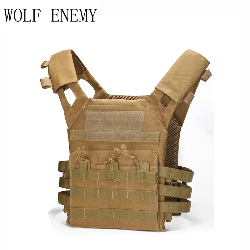 Airsoft 1000D Molle тактический жилет упрощенная версия военный нагрудный защитный открытый амфибия карманы пластина Перевозчик