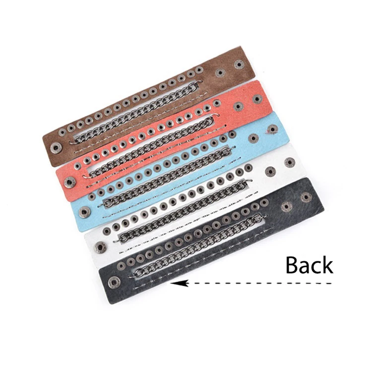 Cool-Punk-Rock-Rivet-Multilayer-With-Chain-Bracelet-Men-Women-Leather-Cuff-Wristband-Bracelet-Unisex-Bangle (4)
