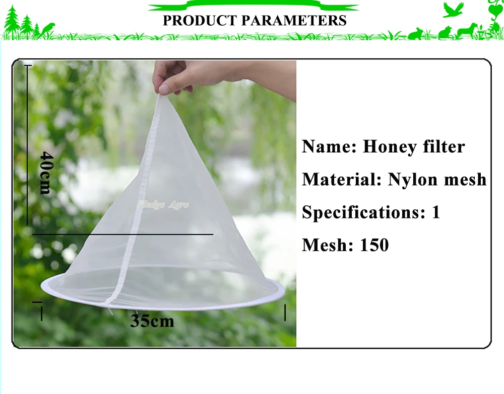 Инструменты пчелы фильтр для меда примеси фильтровальная ткань волокно прецизионный экран раскладной дуршлаг пчеловодства улья