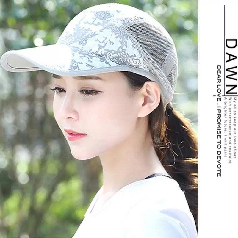 Women Summer Outdoor Anti UV Floral Baseball Hat Suncare Mountaineering