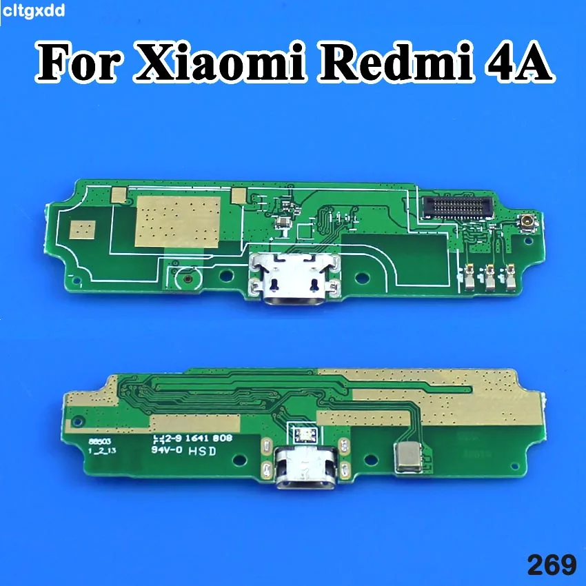 Cltgxdd usb порт для зарядки разъем док-станции Плата для зарядки гибкий кабель с микрофоном для Xiaomi Redmi 4 Pro/Redmi 4X 4A - Цвет: For Redmi 4A