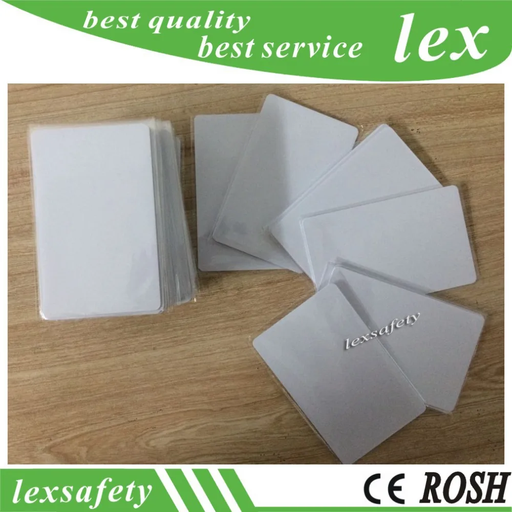 100pcs/Lot Black&ampWhite Writable Smart Card Proximity ID Printable T5577 Rfid 125khz | Безопасность и защита