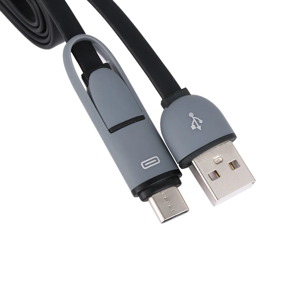 2 в 1, зарядный шнур, USB-C, адаптер, цифровой USB 3,1 type-C к Micro USB, конвертер, кабель для зарядки и передачи данных, аксессуары для смартфонов