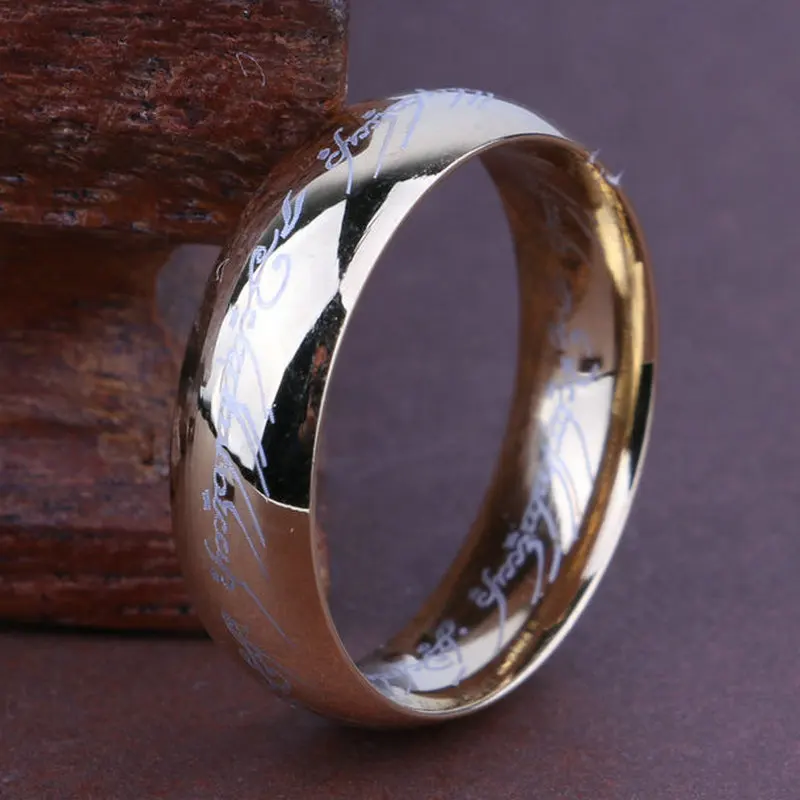 1 pieceslot 100 titanium ring men wedding band rings woman classic engagement ring gold silver black in rings from jewelry accessories on - Lotr Wedding Ring 1 pieceslot 100 titanium ring men wedding band rings woman classic engagement ring gold silver black in rings from jewelry accessories on - Lotr Wedding Ring