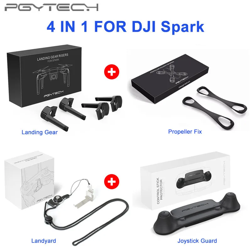 PGYTECH DJI SPARK защита пульта дистанционного управления/контроллер Landyard/посадочная