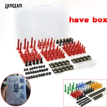 

Universal Motorcycle Screw Fairing Bolts Spire Speed Fastener Clips Screw Spring Nuts For Yamaha Kawasaki Honda CB650 CBR1000RR