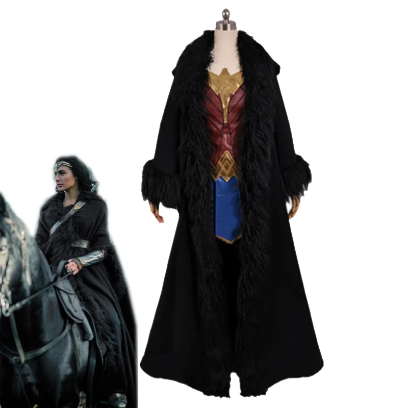 

Movie Wonder Woman Costume Disguise Woman Diana Cosplay Superhero Cloak Adult Halloween Carnival Fantasy Outfits Custom Made