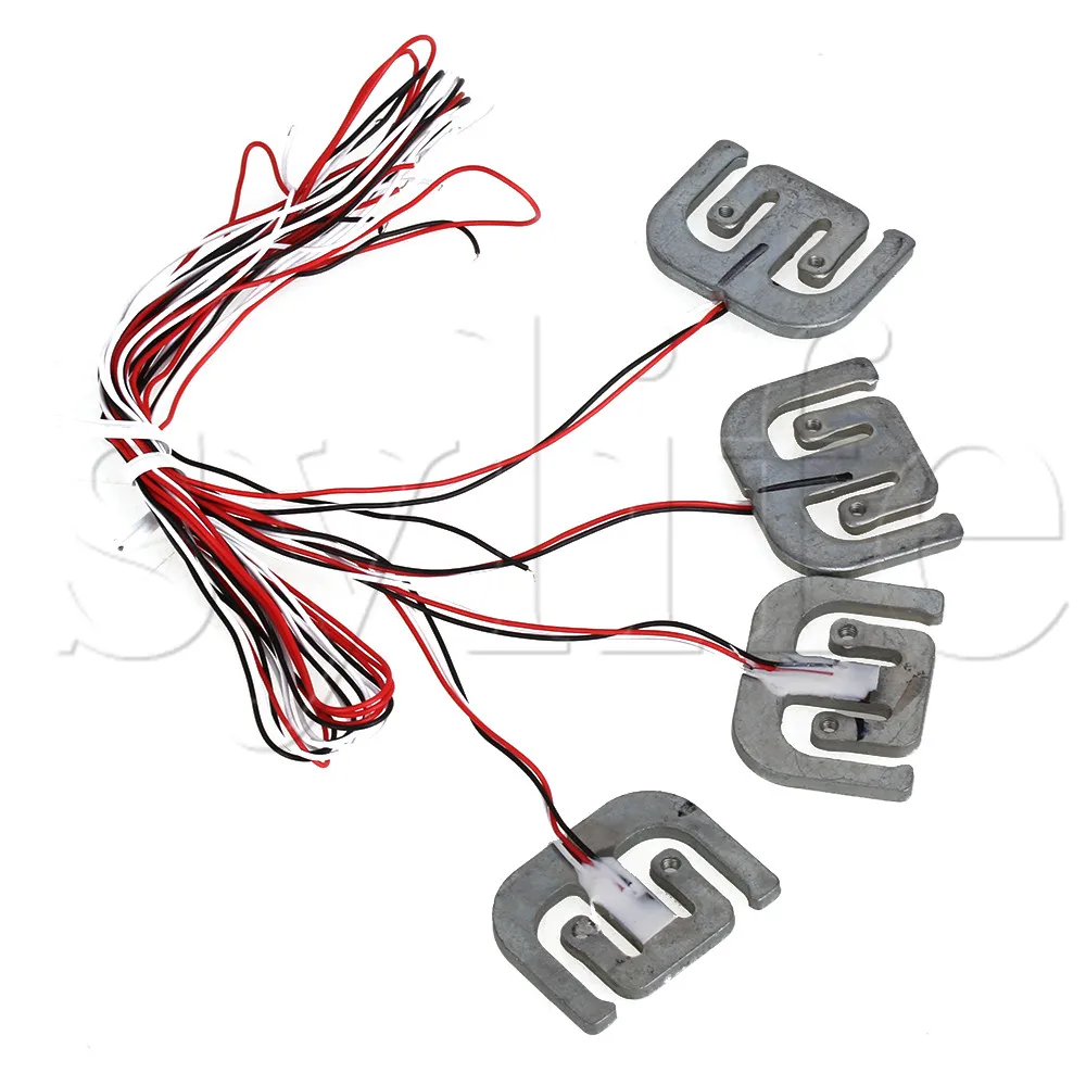 

4pcs YZC-1616 Body Load Cell Scale Electronic Weighing Sensor 75Kg Half Bridge