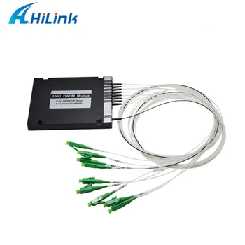 

Hilink free shipping ABS box 8CH 100GHz DWDM Module MUX/DEMUX Single Fiber