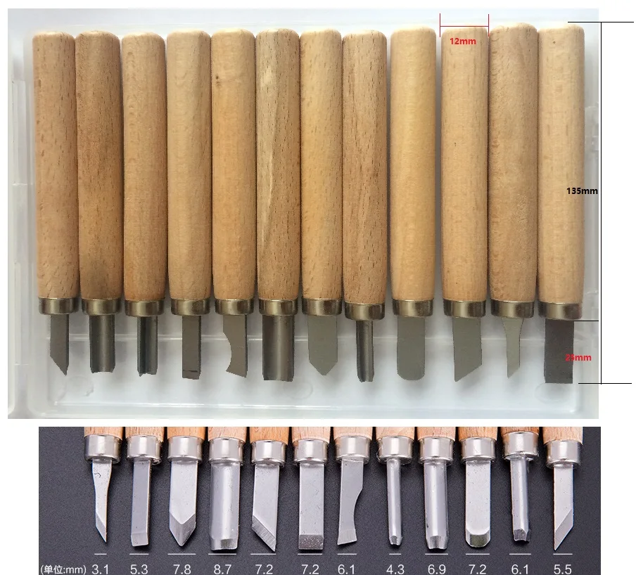 

Wood carving tools kit diy SK2 knife sets