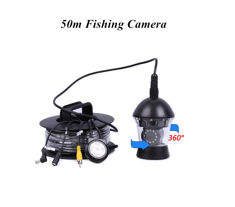 700tvl 50M Underwater fishing camera 360 Degree Rotative CR006C 50Min