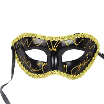 

2018 Wedding Birthday Halloween Decoration Men Women Costume Venetian Masquerade Mask Villain Eye Masks