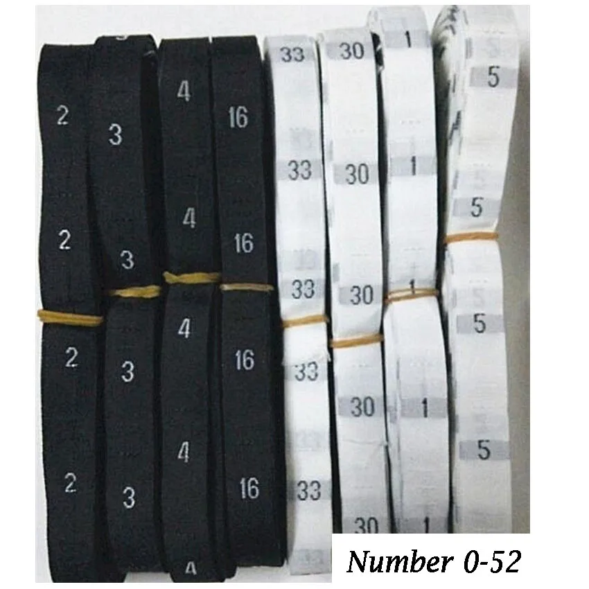 labels sizes