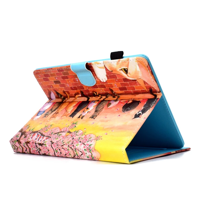 Регулируемый Размеры чехол универсальный для 10-дюймовый планшет 9,7 дюймов защитный 10," 10,5 сумка бабочка кошка сова пляжные печати