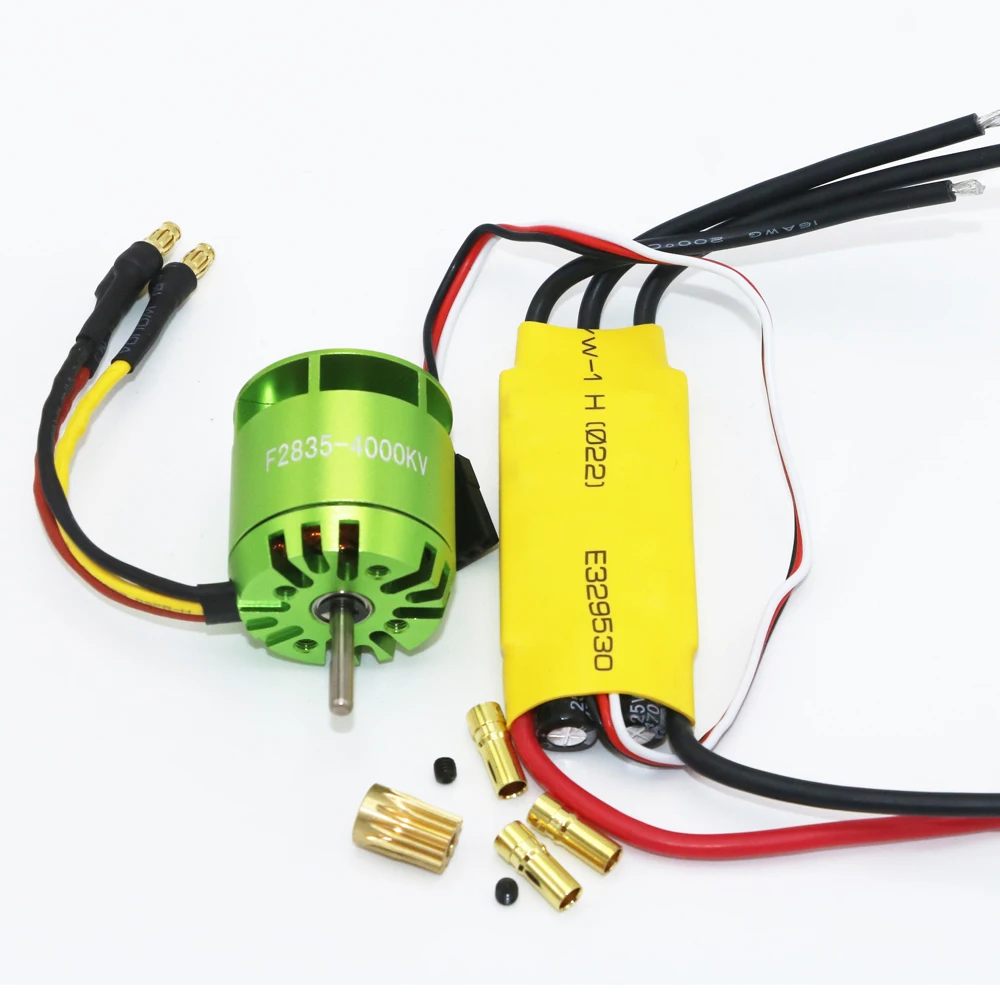 Бесщеточный двигатель RC 4000KV для всех Выравнивания TREX T rex 450 с XXD 30A ESC Rc