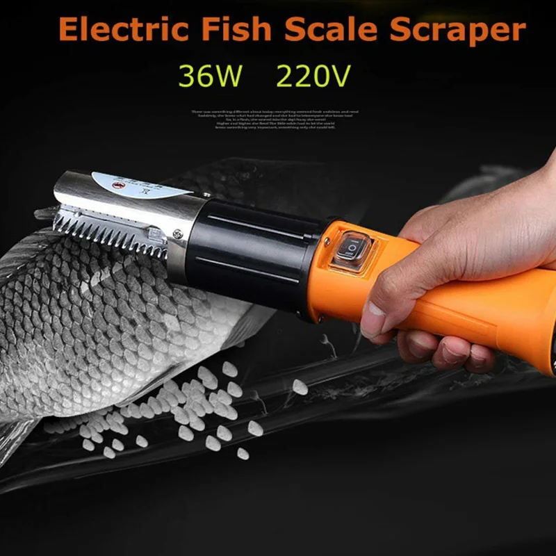 

1 Pcs Electric Fish Scaler Fishing Scalers Clean Remover Cleaner Descaler Waterproof FP8 NO29