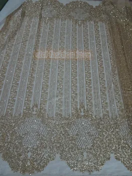 

Nigerian Tulle Lace Fabric CiCi-42091 hot selling French glitter Lace Fabrics